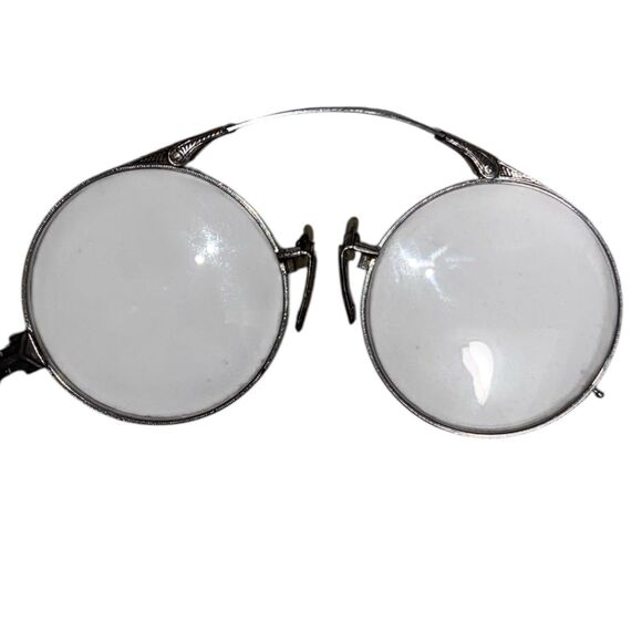 Antique Prince-Nez Eyeglasses – 14K SPG Spring Bridge - Picture 1 of 3